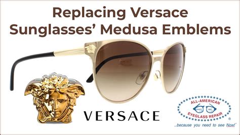 versace eyeglass frame replacement parts|Versace sunglasses replacement parts.